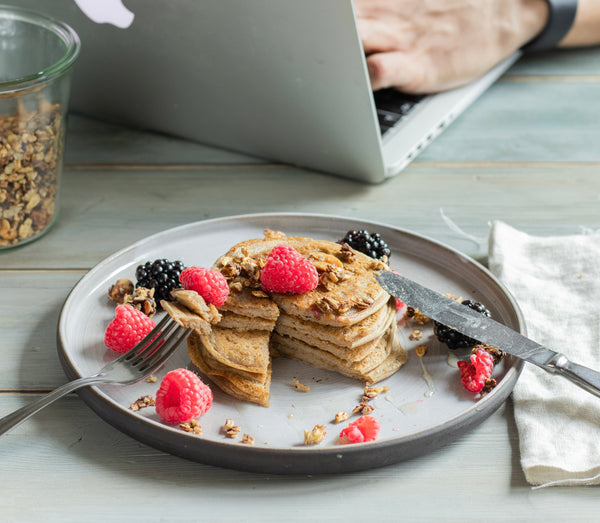 pancake, vegan protein, healthy food, breakfast