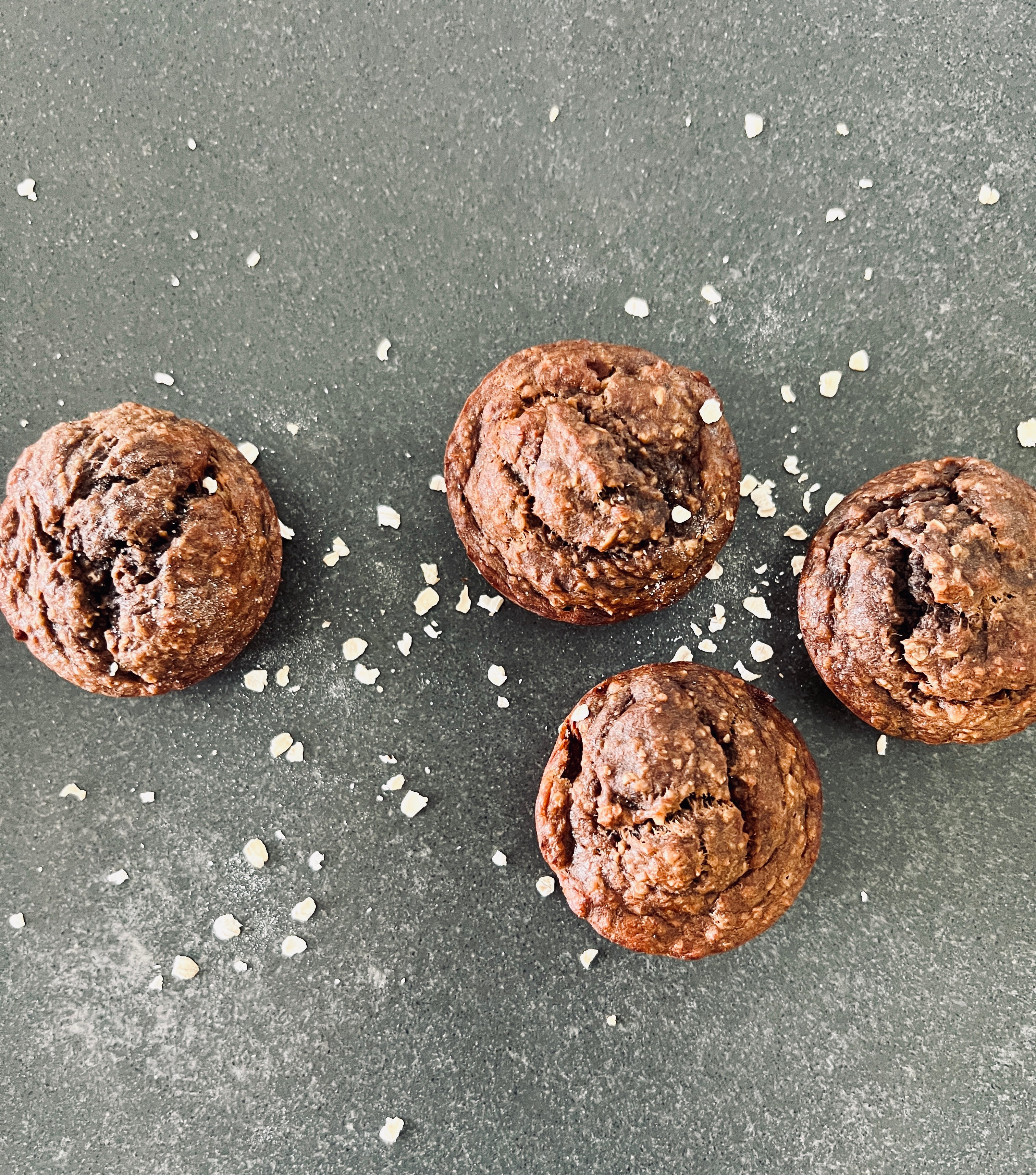 Chocolate protein muffins