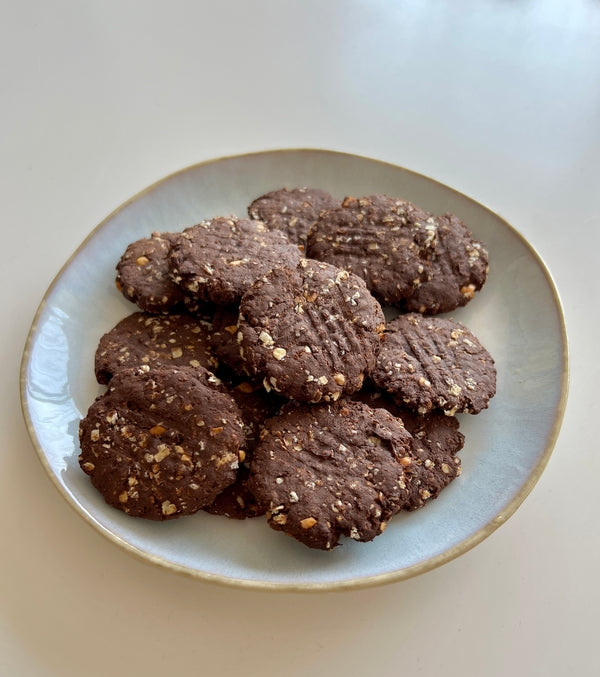 Delicious vegan chocolate cookies